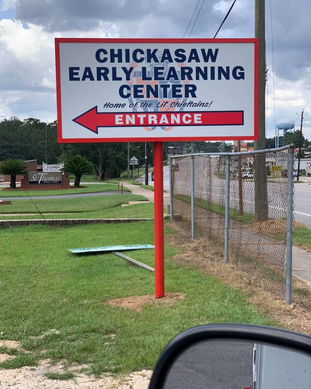 Pylon Signs for Chickasaw Early Learning Center