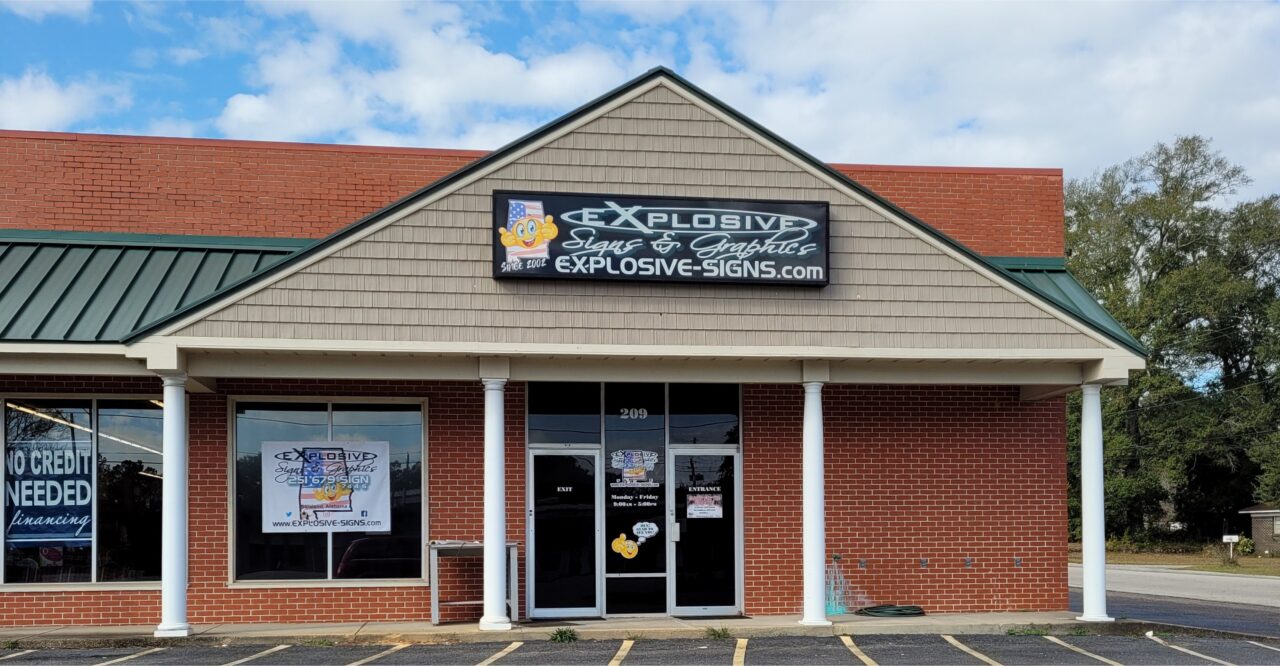 Home Explosive Signs & Graphics