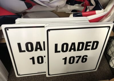 Loaded 1076 sign