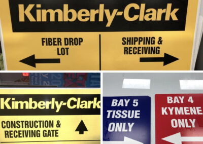 Kimberly-Clark signs