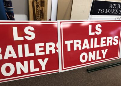 LS trailer only sign