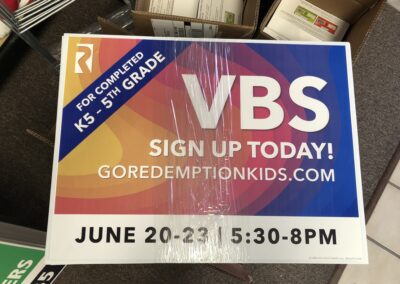 VBS Sign
