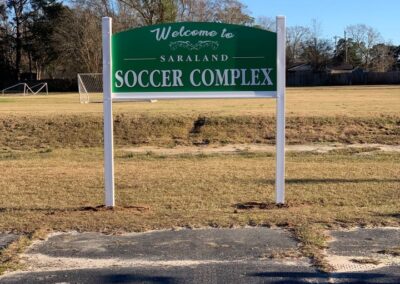 Saraland Soccer Complex sign