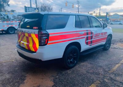 Loxley Fire Department vehicle graphics