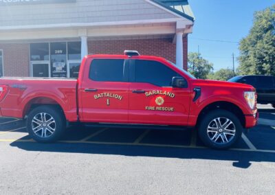 Saraland Fire Rescue vehicle graphics