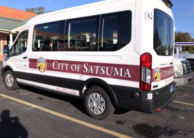 City of Satsuma vehicle graphics