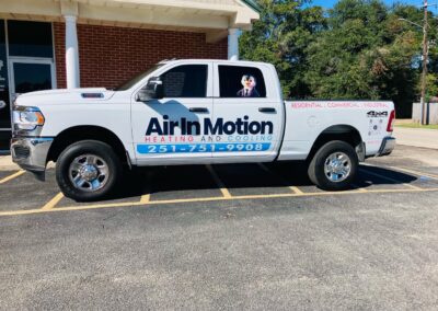 Air In Motion vehicle graphic