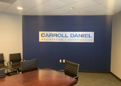 Caroll Daniel engineering construction wall sign