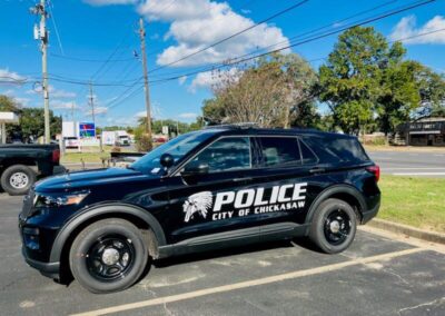 City of Chickasaw Police vehicle graphic