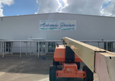 Welcome to Alabama's Beaches wall sign