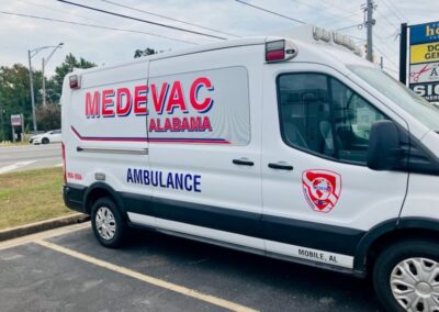 Medevac vehicle graphic