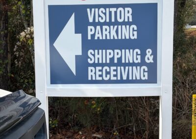 Tate & Lyle Visitor Parking Sign